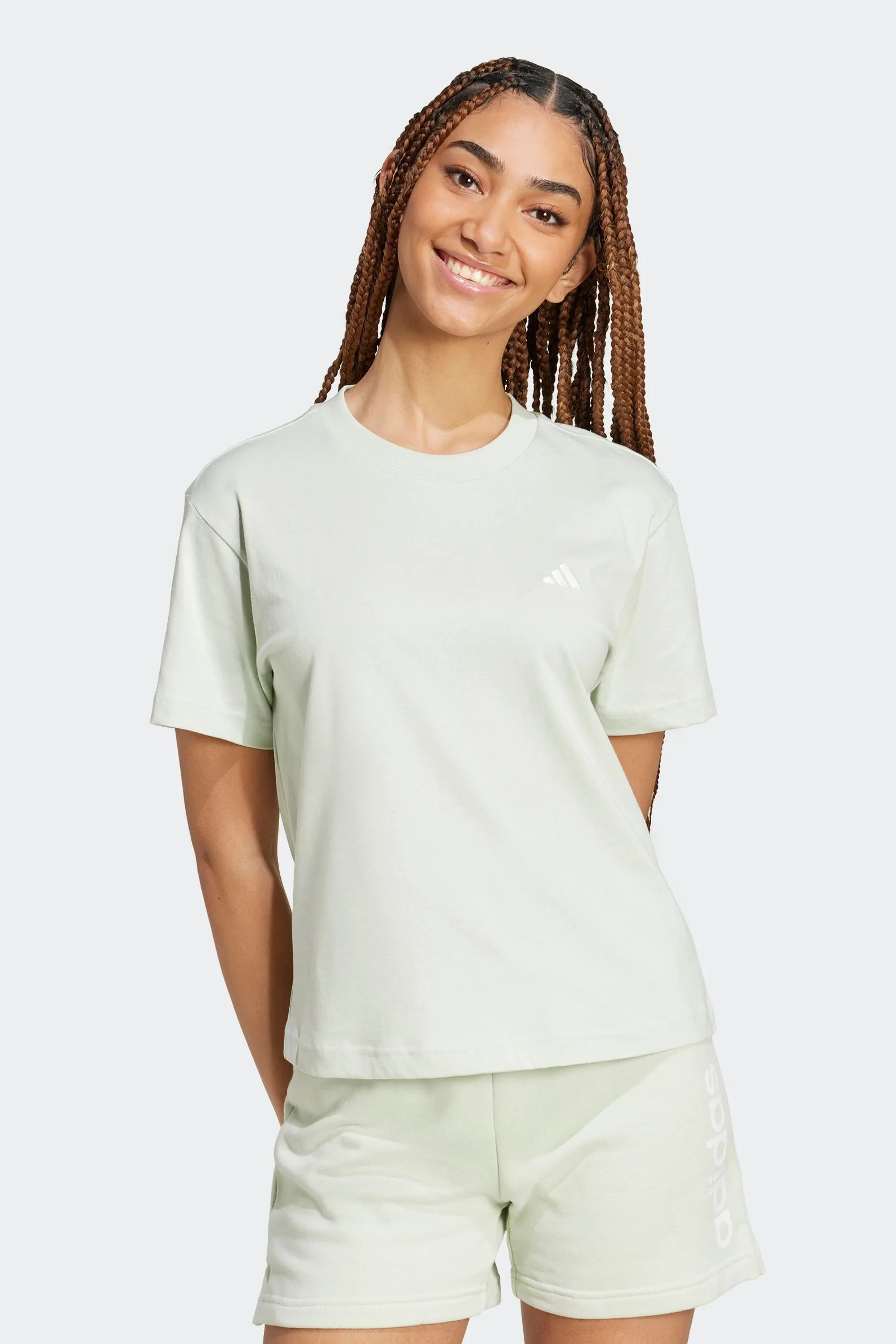 adidas Small Logo 100% Cotton T-Shirt    