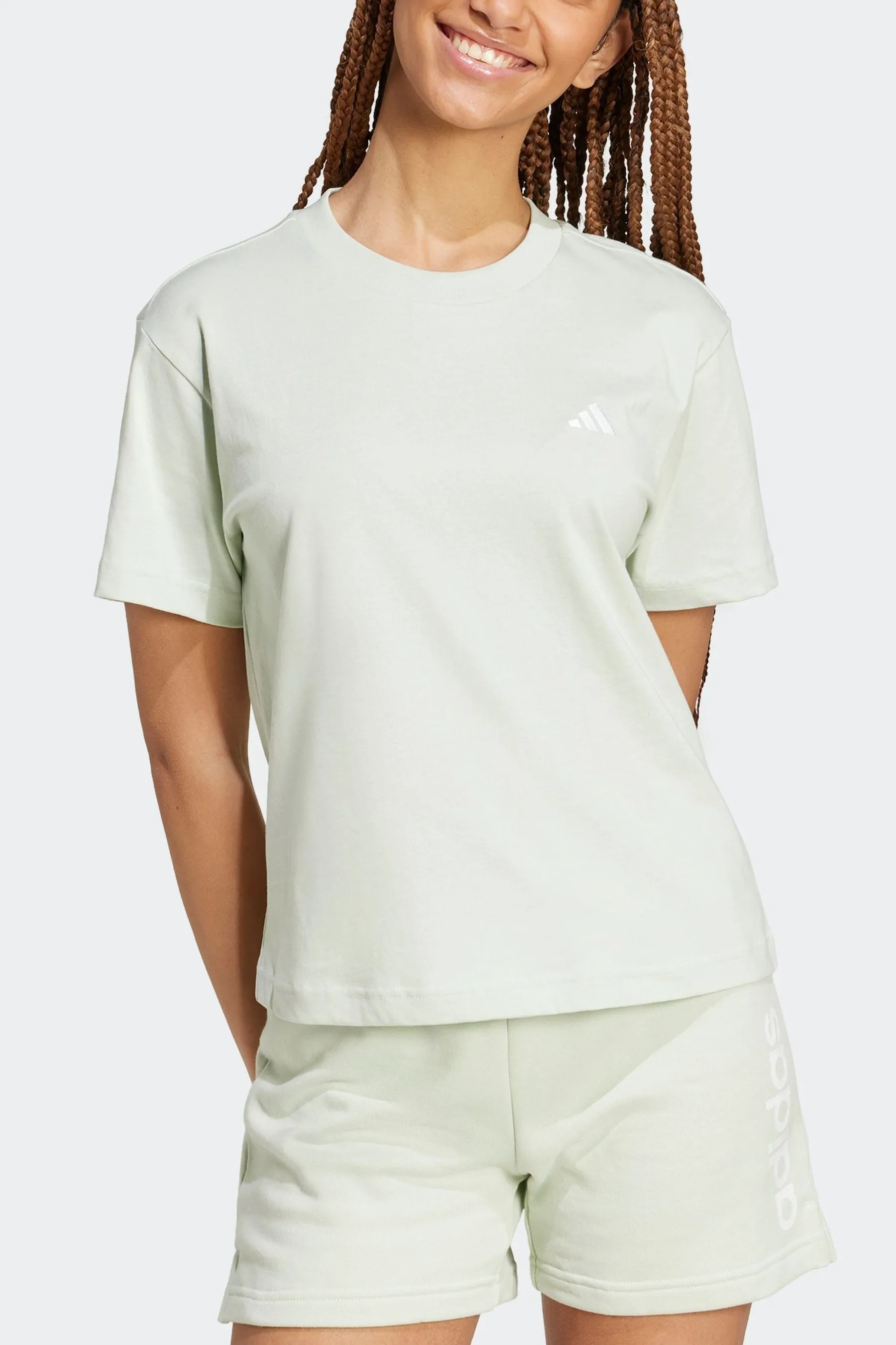 adidas Small Logo 100% Cotton T-Shirt    