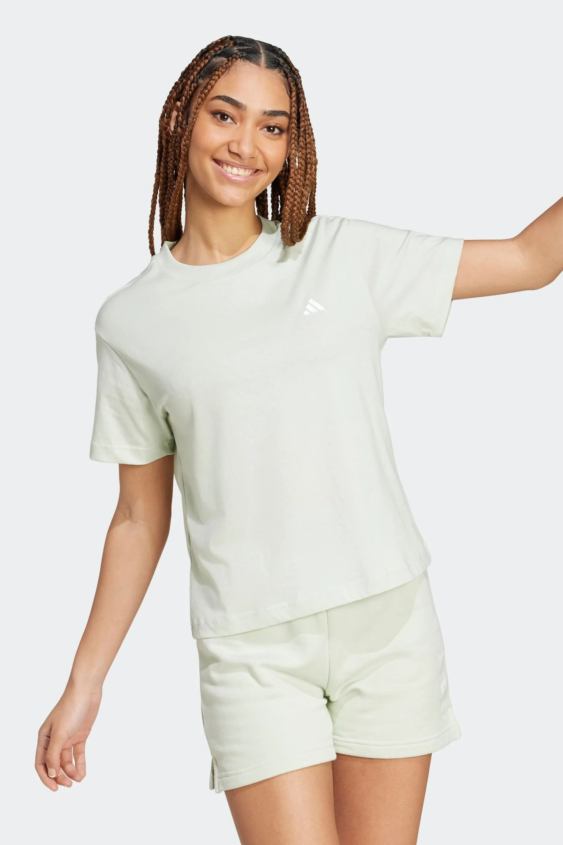 adidas Small Logo 100% Cotton T-Shirt    